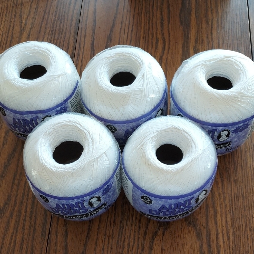 White Crochet Thread